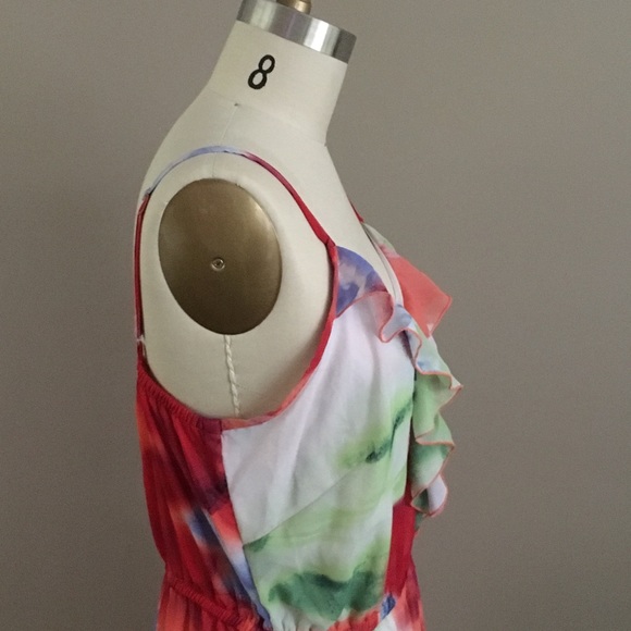 “Snap” Long Umpire Spaghetti Strap Dress - Picture 4 of 8